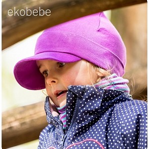 Organic Coton Children Hat - Purple