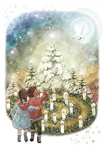 Waldorf Ansichtkaart - Christmas Wish