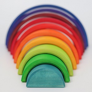 Grimms Wooden Counting Rainbow