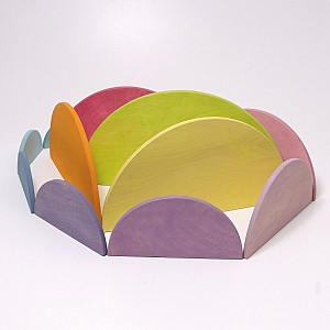 Grimms Rainbow Semi Circles - Pastel Colors