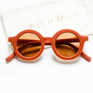 Grech & Co Duurzame Kinderzonnebril - Rust