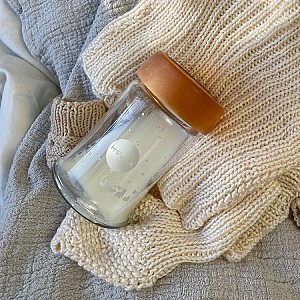 HEVEA®-flesdop voor Glazen Baby Voedingsfles Wijde Hals