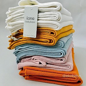 Lana Organic Cotton Baby Blanket - Blue Air