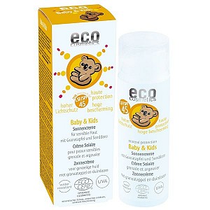 Eco Cosmetics Baby & Kids Sun Cream SPF 45+