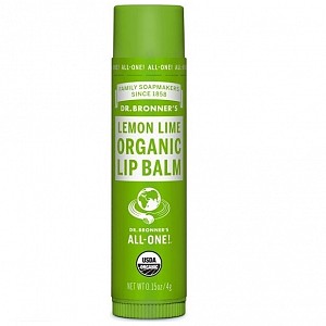 Dr. Bronner Organic Lip Balms - Lemon Lime
