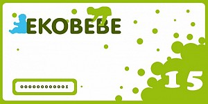 Ekobebe Digitale Cadeaubon 15 €