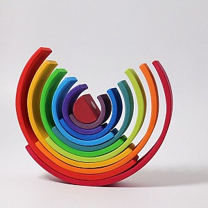 Grimms Wooden Rainbow Large - Rainbow Colors