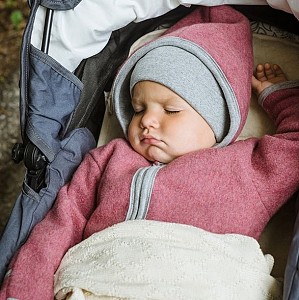 Baby Overall Fleece Framboos