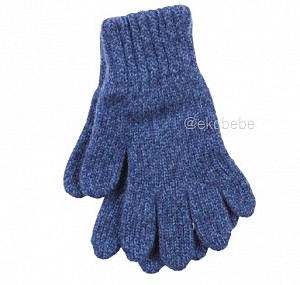 Wollen Kinder Handschoenen - Blauw