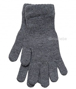 Kasjmier Wollen Kinder Handschoenen - Antraciet