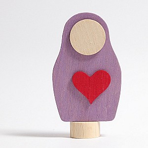 Grimms Decorative Figure Heart-Matryoshka