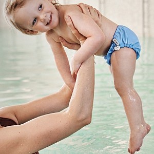 Zwemluier Baby Zwemkleding met Trekkoord - Blauw