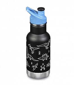 KLEAN KANTEEN - Insulated Kid Classic 355 ml - Paper Dinos