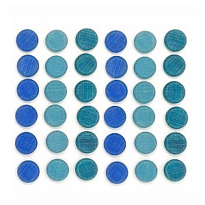 Grapat Mandala - Small Blue Coins
