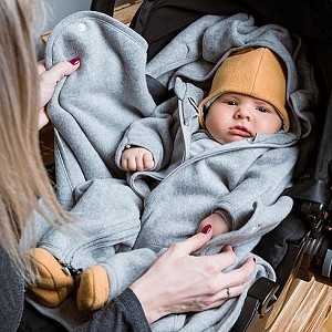 Baby Overall Fleece - Grijs
