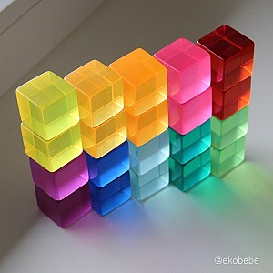 BAUSPIEL Lucent Cubes (20-delig)