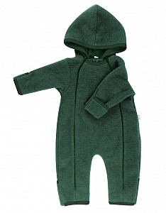 Baby Overall Wol fleece - Donker Groen