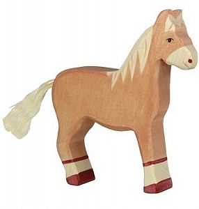 Speelgoed Figuur Houten Bruin Paard