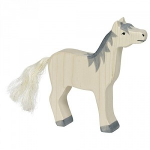 Speelgoed Figuur Houten Paard Wit