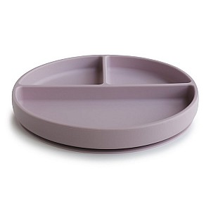 Siliconen Bord met Opstaande Randen - Soft Lilac