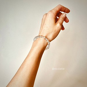 Dames Armband Bergkristal 6mm