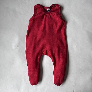 Baby Jumpsuit Merino Wol - Rood
