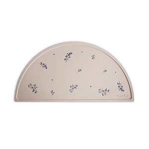 Mushie Siliconen Placemat Lilac Flowers