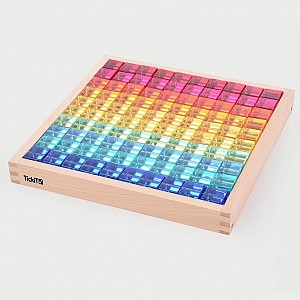 Lucent Cubes - Transparante Stenen Gekleurd (100-delig)